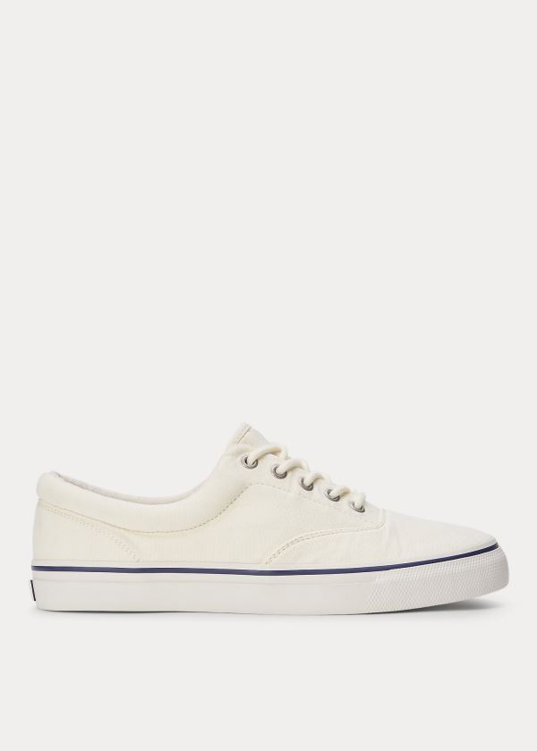 Men's Polo Ralph Lauren Harpoon Canvas Sneakers | 958027KPG